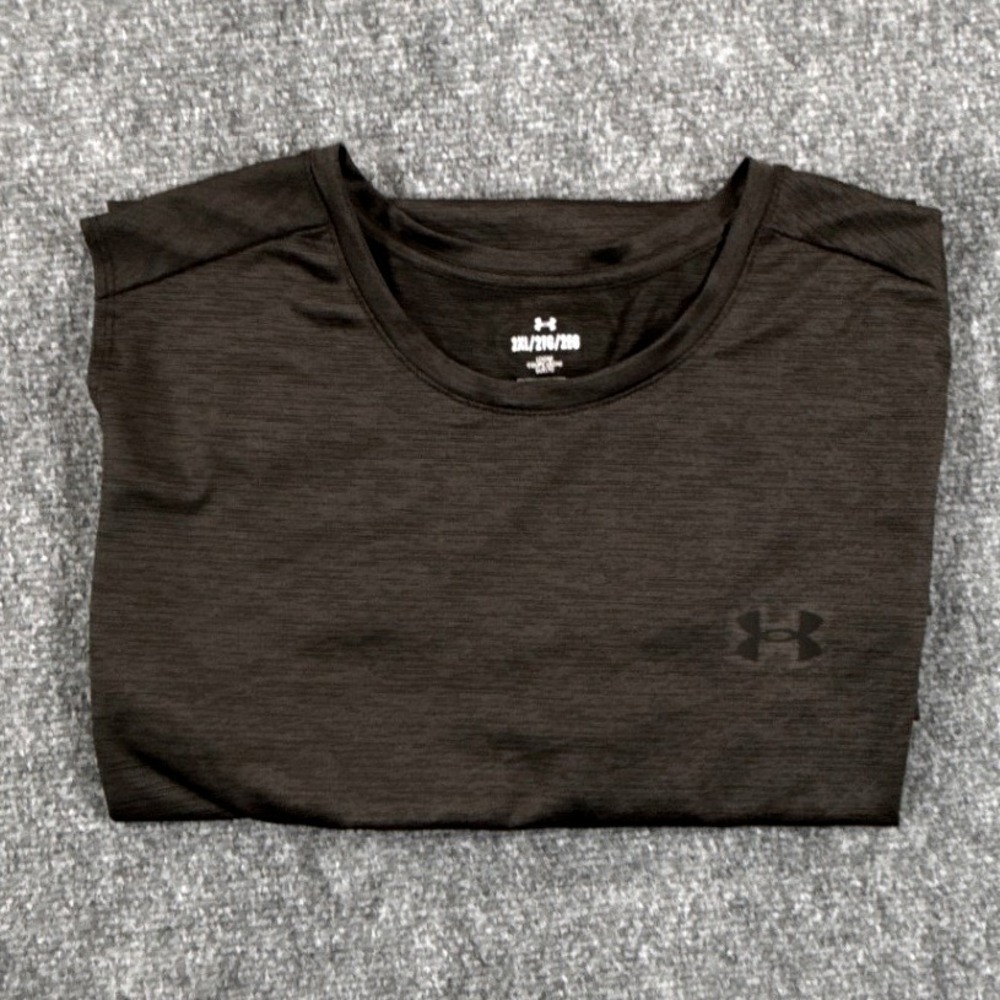 Under Armour Mens 2XL Dark Gray Tech Vent Loose Fit Training Tank Top NWT